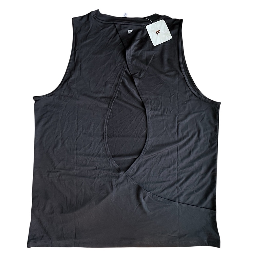 NWT | FABLETICS DRI-FLEX OPEN BACK SLEEVELESS TAN… - image 4